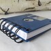 Floppy Disk Notebook JUMBO Brilliant Blue Computer Disk Recycled Geek Gear Blank Mini 125 sheets