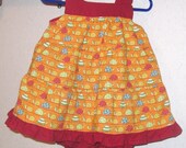 Adorable dress with bloomers in snail print - size 12 month