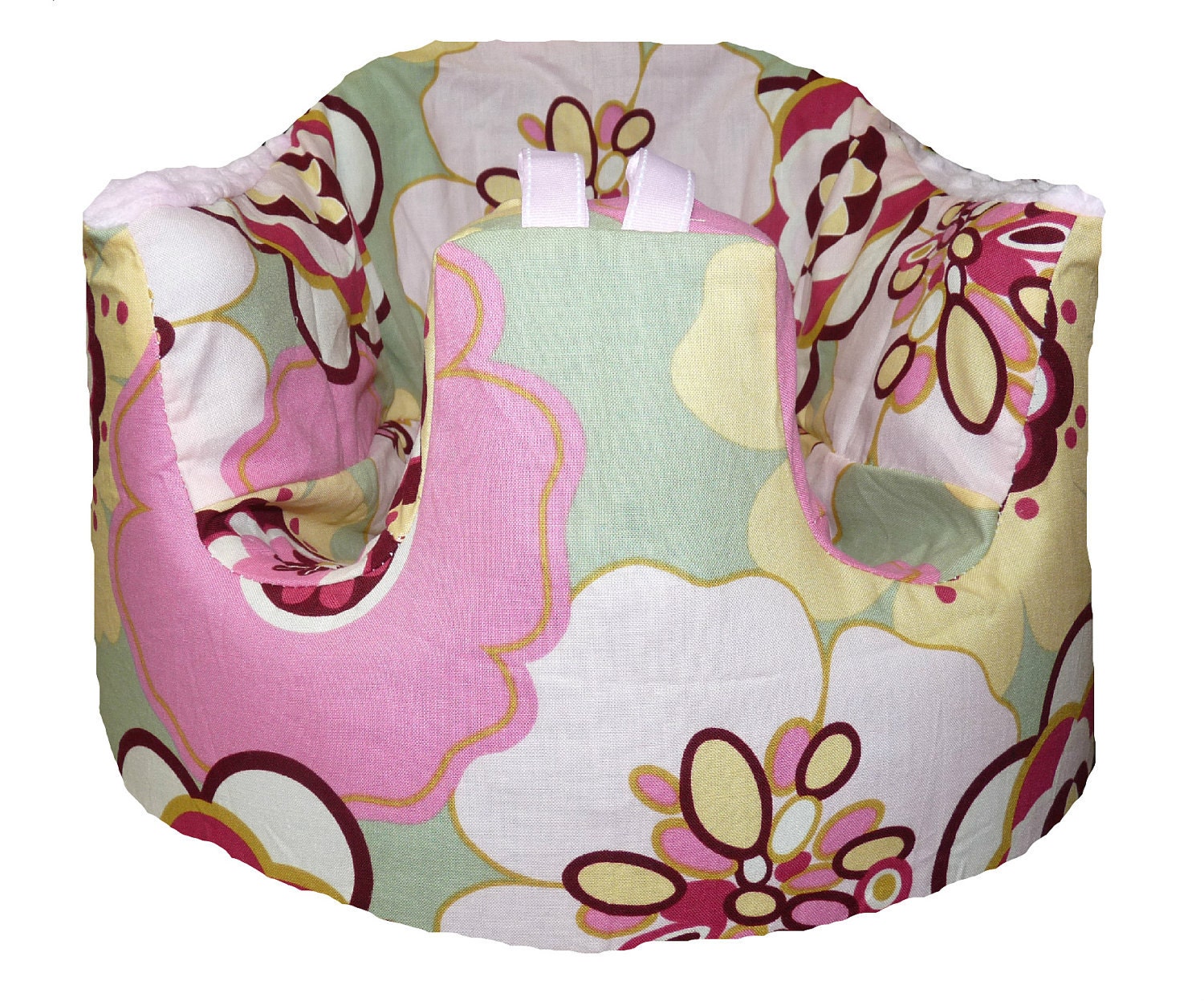 Home of the Orignial Baby Seat COVER in Kleo Sage Print Ready To Ship