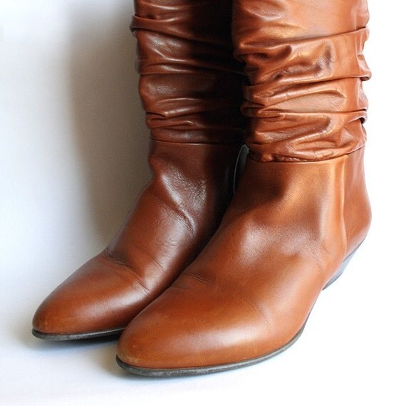 womens brown vintage boots