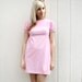 Light Cotton Candy Pastel Pink Vintage 1970s Dolly Dress