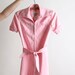 Vintage Western Jumpsuit in Pastel Bubblegum Pink XXS Teens Kids Charlies Angels
