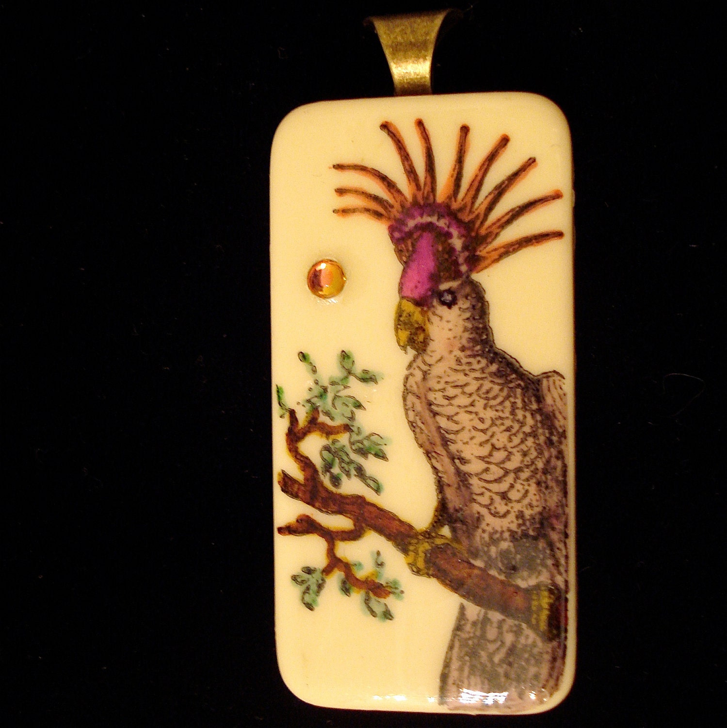 Pink Cockatoo Pendant SPECIAL