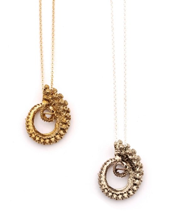 Bronze Tentacle Necklace