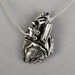 Original Silver Anatomical Heart Locket- 28 inch chain