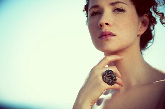 Bolete Gill Sculpture Ring