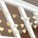 Vintage Inspired Music Sheet Heart Garland - 3 yards - Wedding and Home Decoration