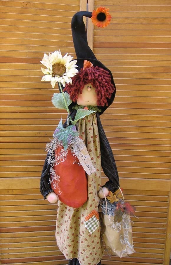 Tall -n- Skinny Halloween Witch E pattern
