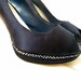 Wedding Shoes Nautical anchor rope rhinestones platform pump Ancla