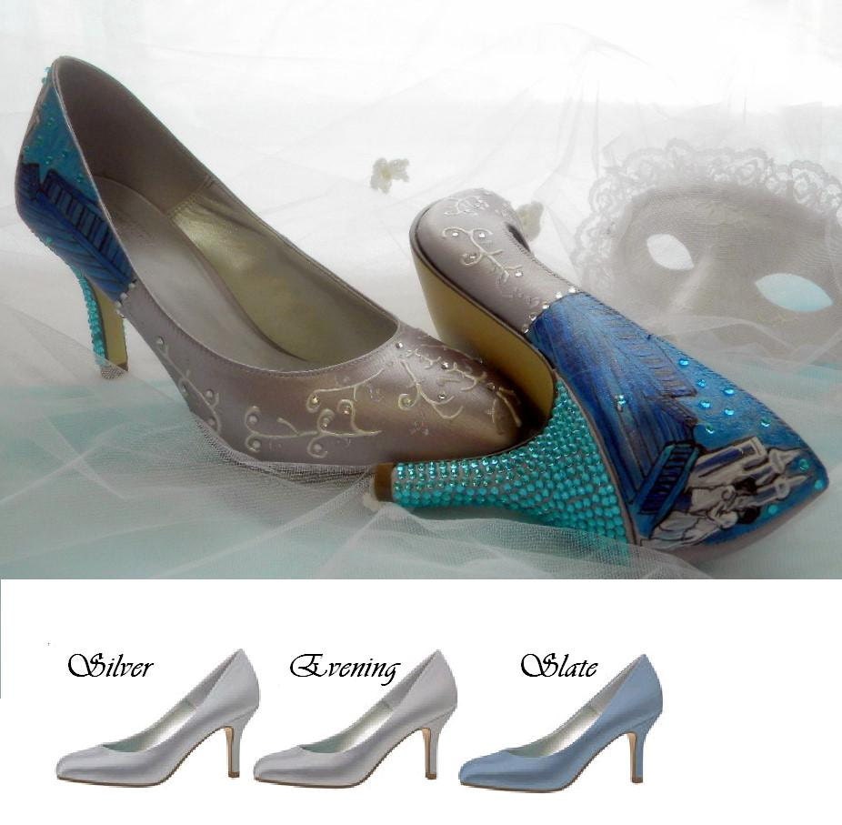 Wedding Shoes Fairy tale wedding Cinderella Glass slipper