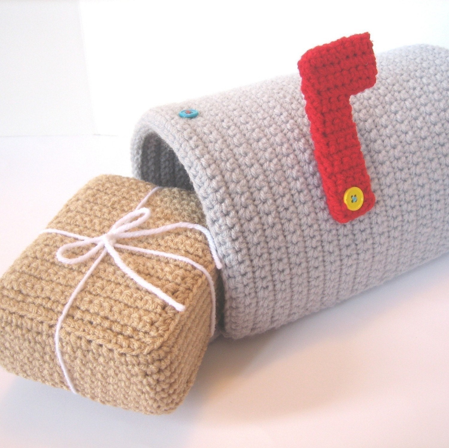 Mailbox and Mail Bag Crochet Pattern - finished items made from pattern may be sold