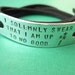 Harry Potter inspired Jewelry - I solemnly swear that I am up to no good - WAND - Personalized Wrap bracelet, Stamped Aluminum