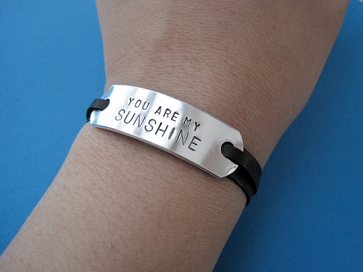 Harry Potter inspired Jewelry - I solemnly swear that I am up to no good - Personalized Wrap bracelet, Stamped Aluminum