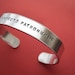 Harry Potter Jewelry - Expecto Patronum - Custom stamped bracelet - 3/8
