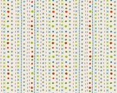 SALE Scoot Fabric by Deena Design for Riley Blake, Scoot Stripe in Cream-1 Yard or by the yard