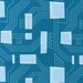SALE ORGANIC Robot Factory fabric by Caleb Gray for Robert Kaufman, Circuit Board in Teal-1 Yard