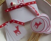 Vintage inspired fawn holiday party package