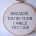 Reserved- for Holly- embroidered hoop art