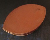 FOOTBALL - Copper Stamping Blank - 22g - QUANTITY 1 - perfect for pendants, enameling