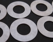STERLING SILVER WASHER - 22g - 7/8 inch (22.225mm) X 1/2 inch (12.5mm) - perfect for metal letter stamping