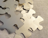 NICKEL SILVER - Puzzle Piece Blanks - 24g - perfect for your enameling or metal stamping needs