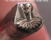 Design Stamp - BALLERINA/BALLET TUTU by WonderStruck Studios- includes How to Stamp Metal tutorial