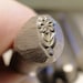 Big Design Stamp - DAISY - new size 3/8 inch (9.5mm) - includes How to Stamp Metal tutorial