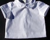 Boy's White shirt with Peter Pan Collar