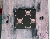 Pink & Black  wood Picture Frame