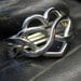 Heart infinity puzzle ring in sterling silver - Handmade to your size