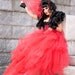 Lydia styled red romantic tutu skirt prom formal floor length -- You Choose Size -- Sisters of the Moon