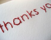 STICHIES Thanks Yo Hand Embroidery Cards