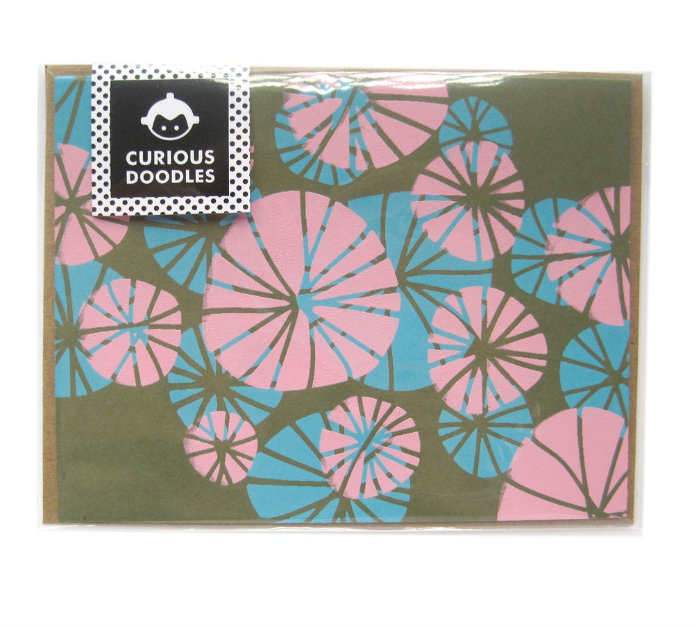 Screen Printed Eco Friendly Blank Card