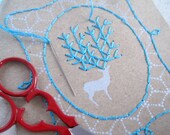 DIY Embroidery "Oh Deer" Card Kit