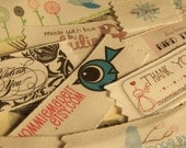 Your Custom Labels Printed in Full Color on Organic Cotton Twill Ribbon  - No Extra Charge for Proof - 2 Yards - shipped USPS Priority Mail
