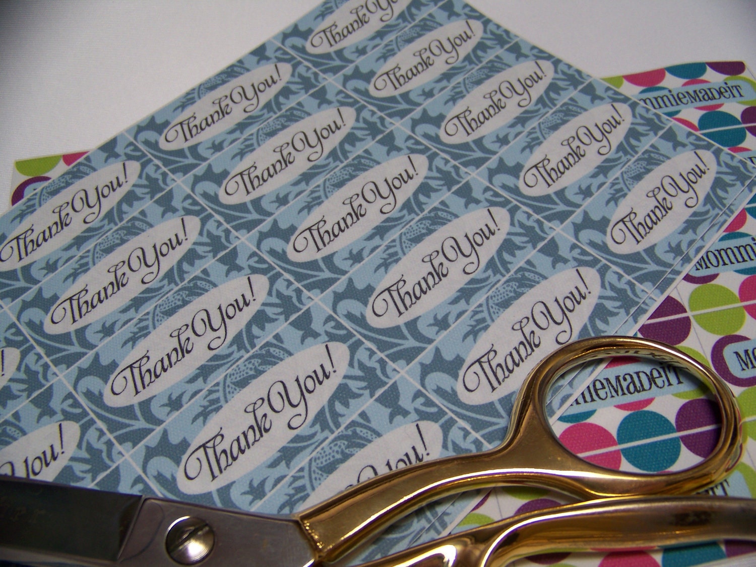 Fabric Labels Sew In Labels - WOW - Four Uncut Sheets at a Huge Discount - 160 Labels - Shipped USPS Priority Mail