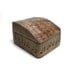 Rustic Natural Wooden Music Notes Ring Box No 4 by Tanja Sova
