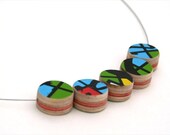Recycled Skateboard Necklace - Micro Dots - Gazillion-in-One