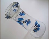Hand Painted Beer Glass