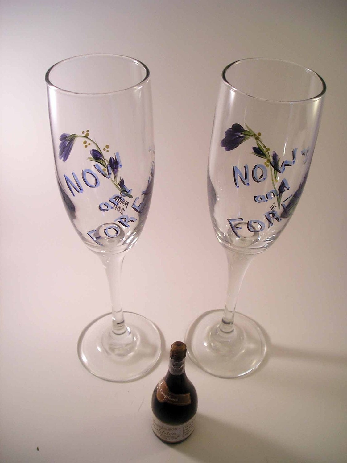 Now and Forever Toasting Flutes