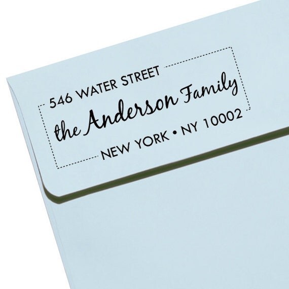 Personalized Self Inking Stamp Wedding Gift, Return Address, Etsy Shop Labels "Name44"