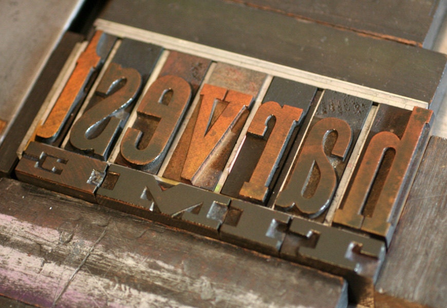 Harvest Time letterpress print