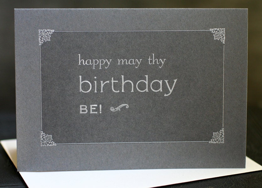 Silent Film inspired cards SET OF 5 multipack