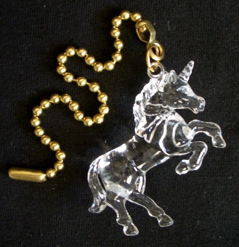 FAN PULL UNiCORN Ceiling Fan Pull Chain Charm by FamousFanPulls