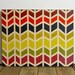 Colorful Hand-Painted Chevrons on Birch Plywood