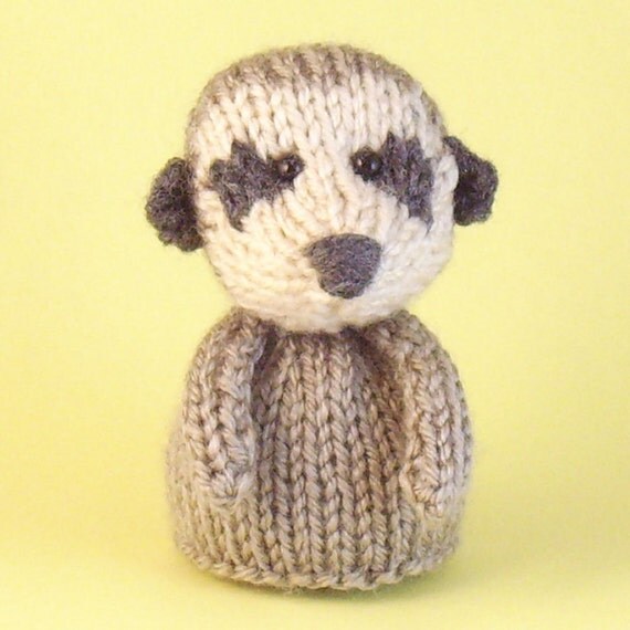 Meerkat Toy Knitting Pattern PDF by Jellybum on Etsy