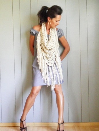 Love For My Friends triangle neckscarf by NonasNote