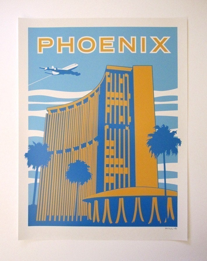 Phoenix Travel Poster print