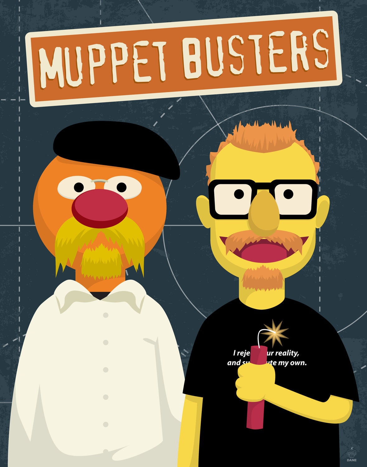 Muppet Busters 11x14 art print