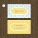 300 BUSINESS CARDS - Personalized CALLING CARDS - 3 color options - pattern6